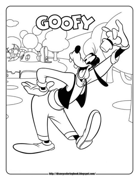 470x608 Mickey Mouse Clubhouse Characters Coloring Pages