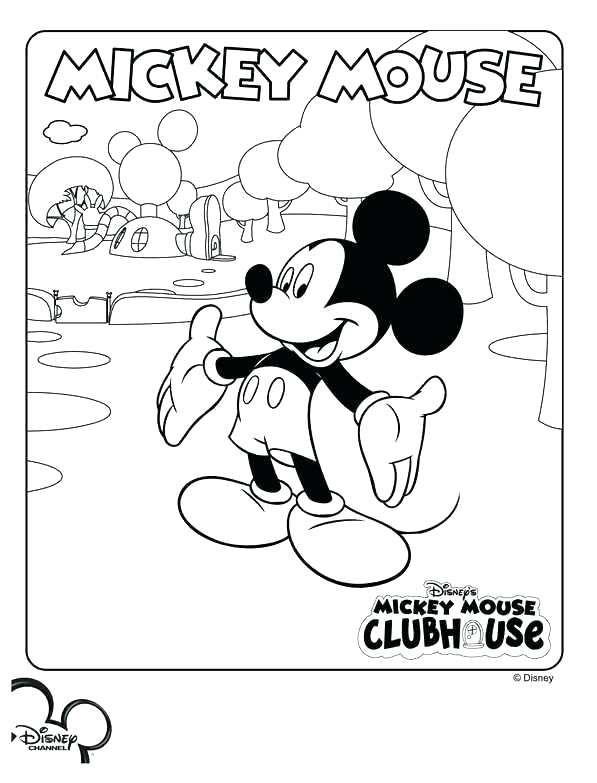 597x783 Mickey Christmas Coloring Pages Coloring Pages Mickey Mouse