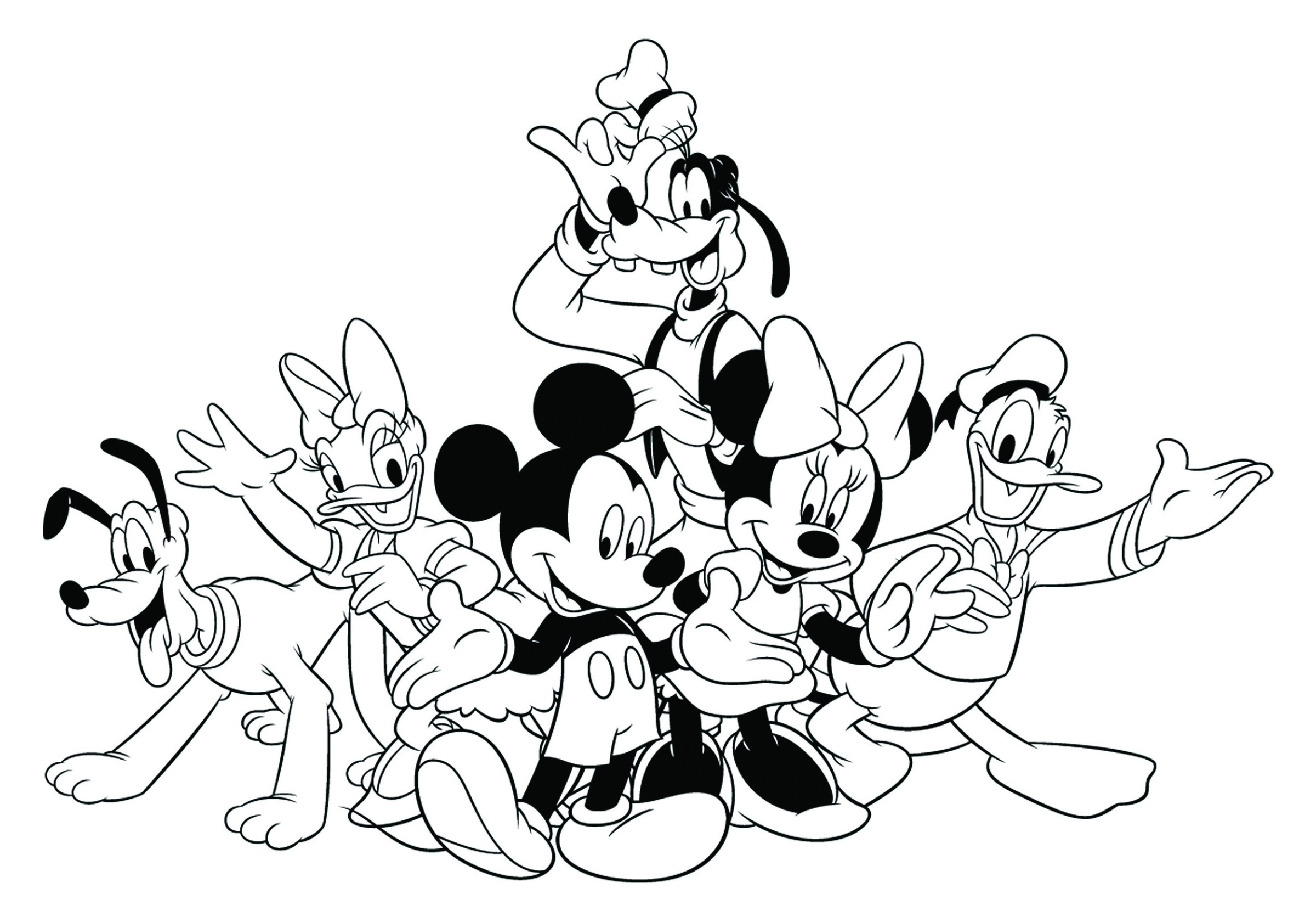2400x1680 New Coloring Book Mickey Mouse Clubhouse Pages Wallpapers
