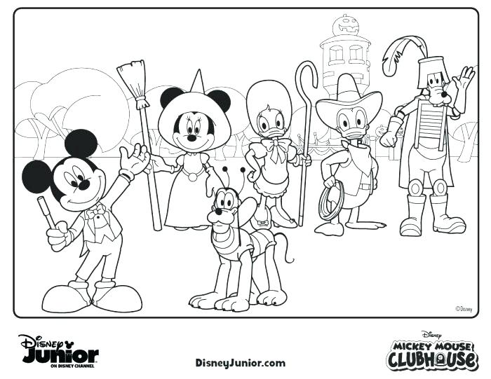 700x541 Mickey Mouse Clubhouse Coloring Pages Free Printable Sheets Im