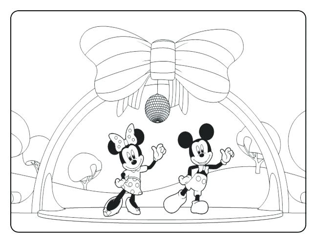 647x500 Mickey Mouse Clubhouse Coloring Pages To Print For Free Medium