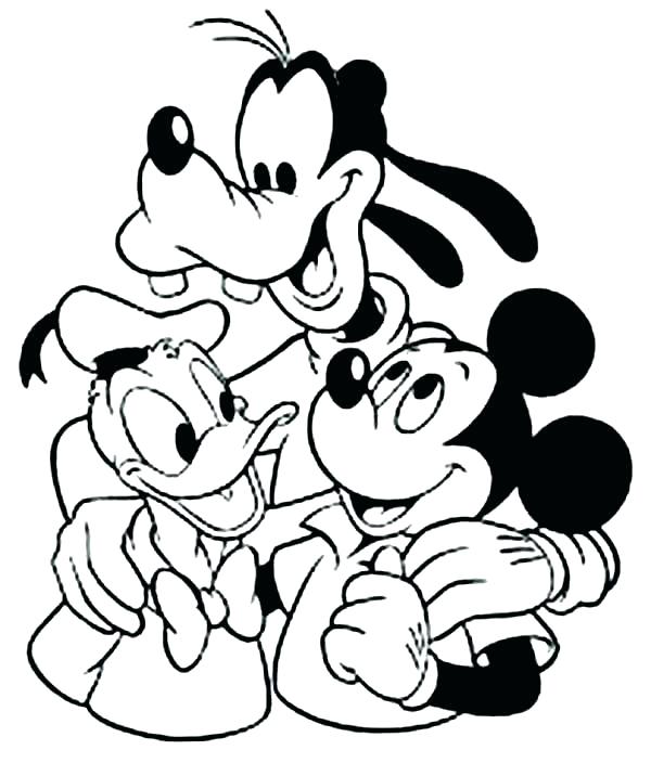 600x704 Mickey Mouse Clubhouse Printable Coloring Pages Mickey Mouse