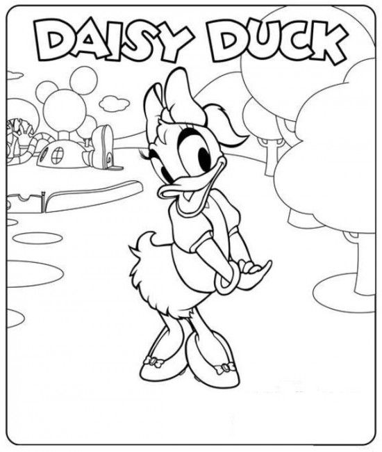 550x650 Mickey Mouse Clubhouse Printable Coloring Pages Free Picture