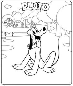 236x278 Mickey Mouse Clubhouse Printable Coloring Pages Free Picture