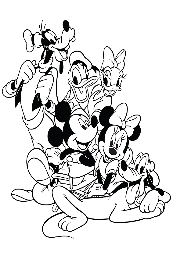 567x850 Surprising Mickey Mouse Clubhouse Coloring Pages Disney Toodles