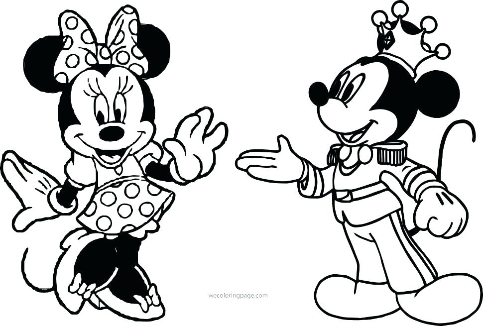 970x655 Minnie Coloring Book Plus Mouse As Well Mickey On Coloring Pages