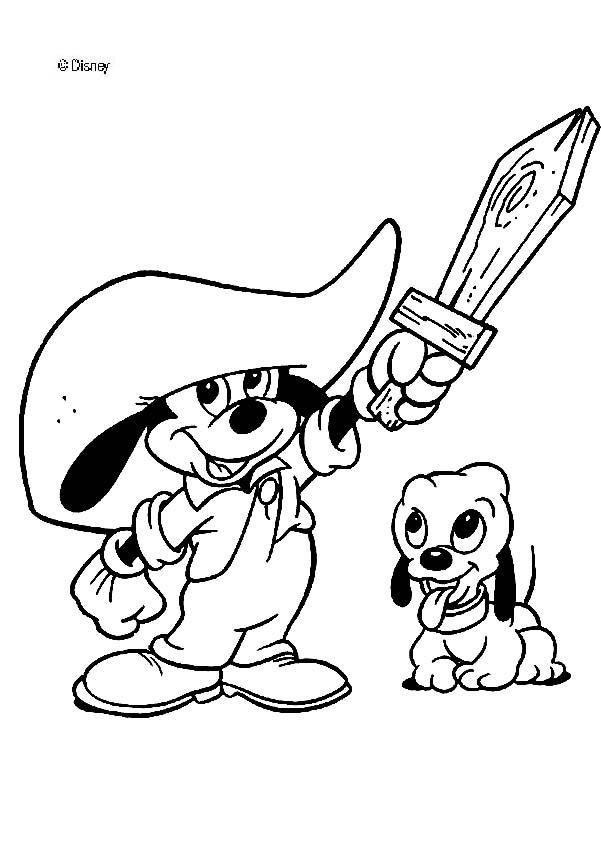 601x850 Mickey Mouse Coloring Pages