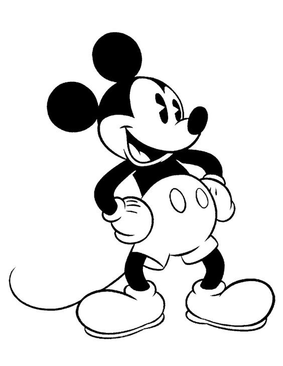 Mickey Mouse Coloring Pages For Toddlers at GetDrawings | Free download