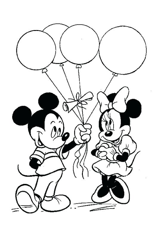520x763 Mickey Mouse Coloring Pages Free To Print Mickey Mouse Coloring
