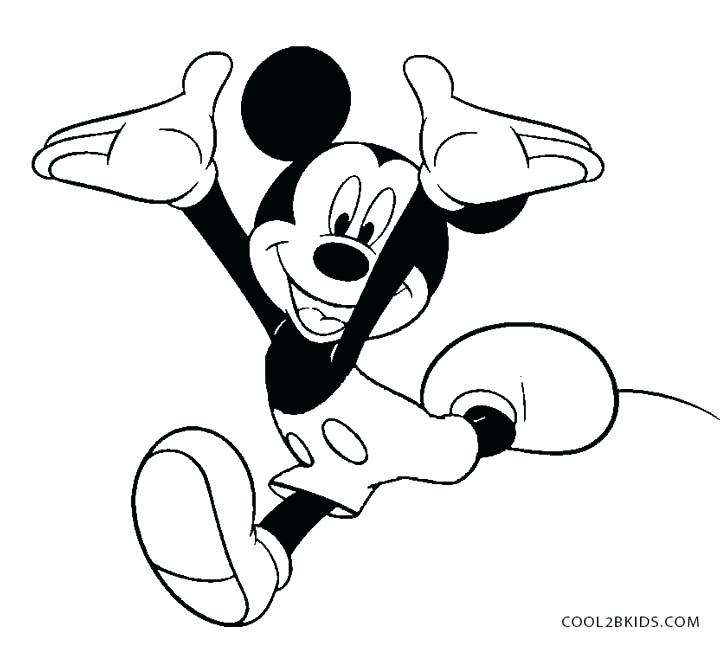 720x649 Printable Mouse Coloring Pages For Kids Mickey Mouse Coloring