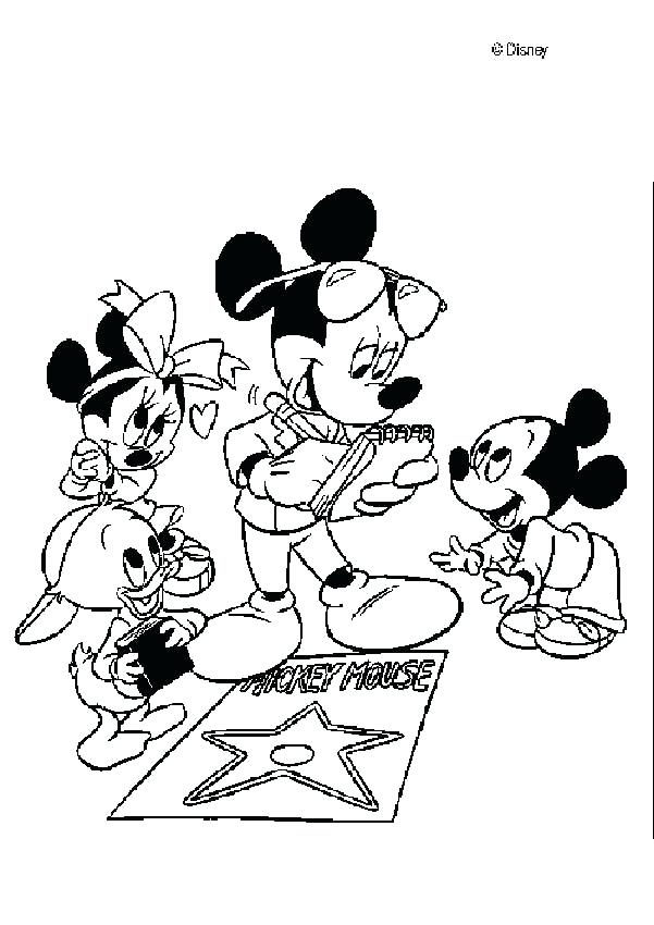 601x850 Coloring Mickey Birthday Mickey Mouse Coloring Pages Coloring