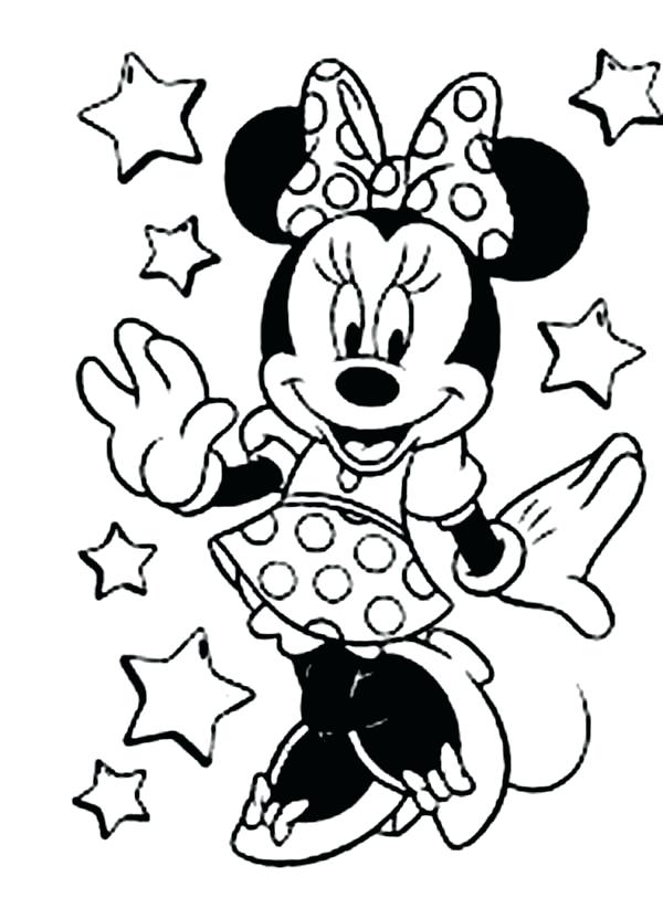 600x832 Mickey Mouse And Minnie Mouse Coloring Pages Online