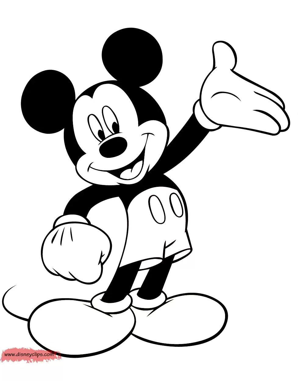977x1248 Fresh Mickey Mouse Coloring Pages Online Collection Free