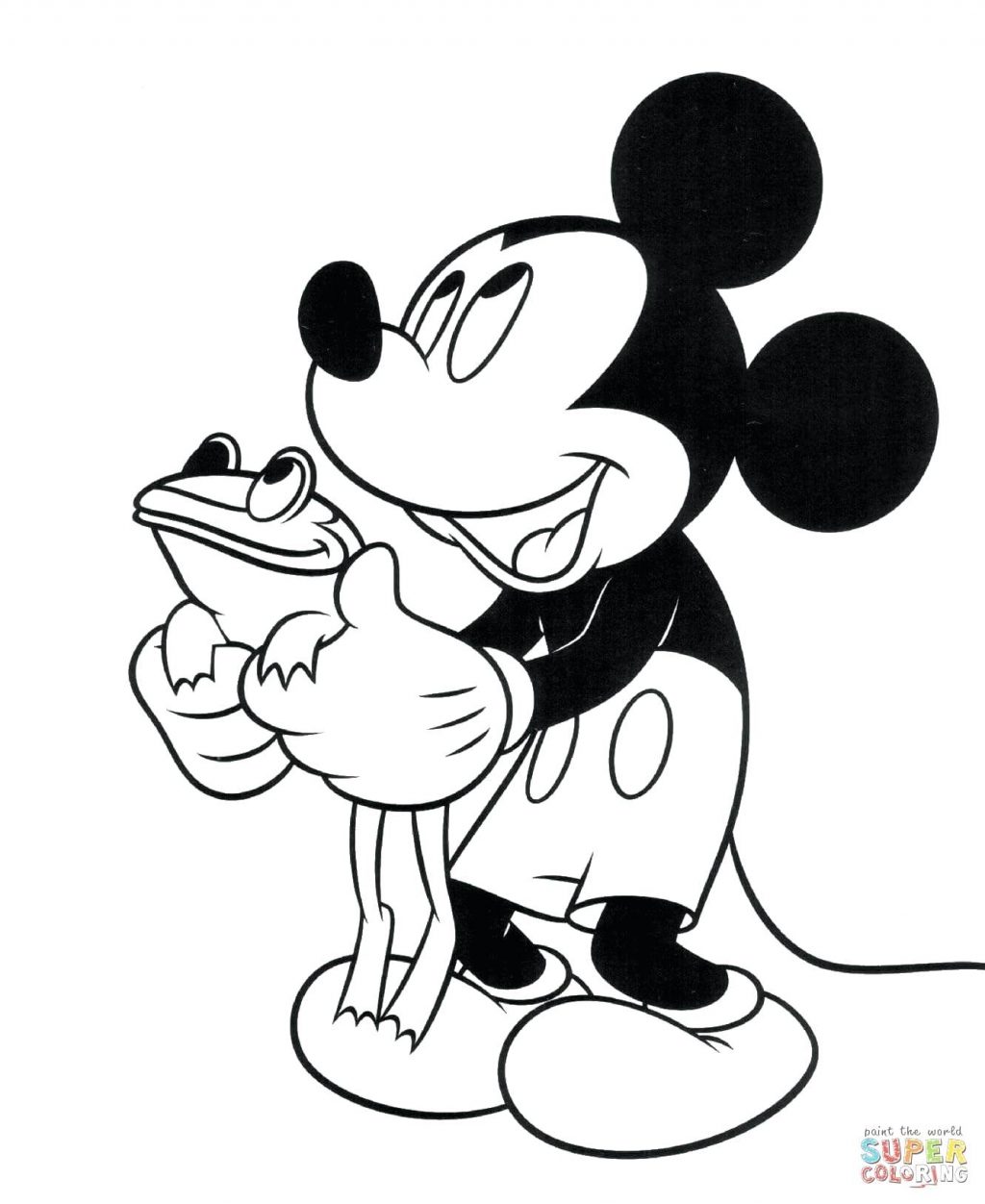 1024x1252 Coloring Pages Mickey Mouse Coloring Pages And Frog Free