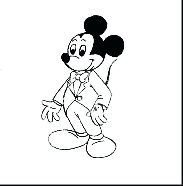 618x628 Mickey Mouse Face Coloring Pages Astonishing Mickey Mouse Face