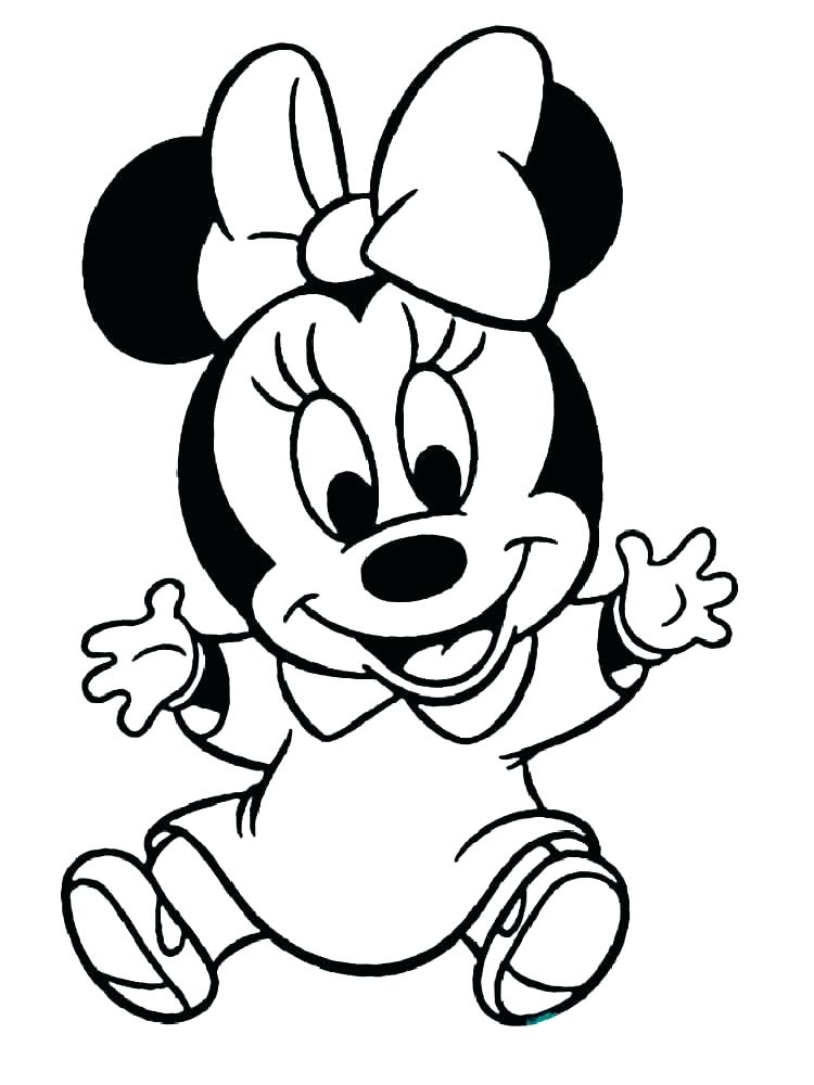 750x1000 Minnie Mouse Coloring Book Mouse Face Coloring Pages Mickey Mouse