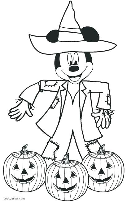 410x650 Mickey Halloween Coloring Pages Mickey Coloring Pages Coloring