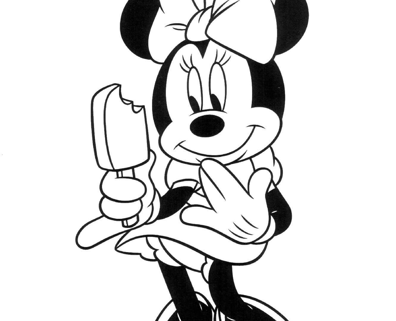 1331x1080 Printable Minnie Mouse Coloring Pages For Kids Color Page Pictures