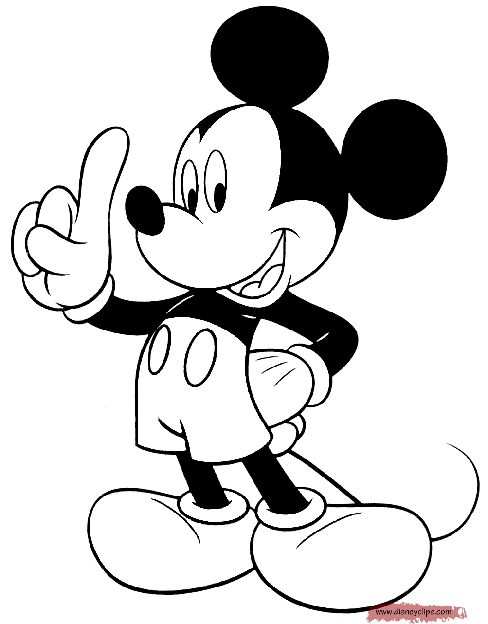 1003x1282 Mickey Mouse Coloring Page Unique Cute Mickey Mouse Standing