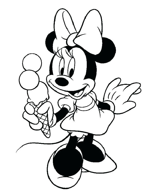 632x800 Minnie Mouse Color Page Coloring Pages Mickey And Coloring Pages