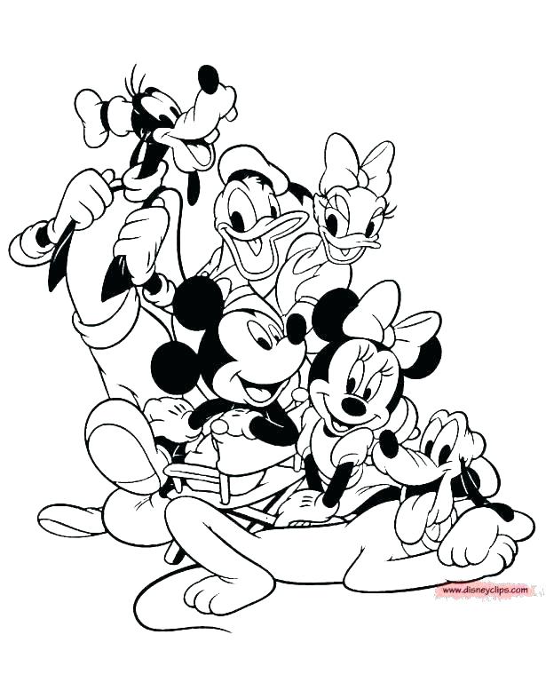 615x786 Printable Coloring Pages Mickey Mouse Mickey Mouse Coloring Pages