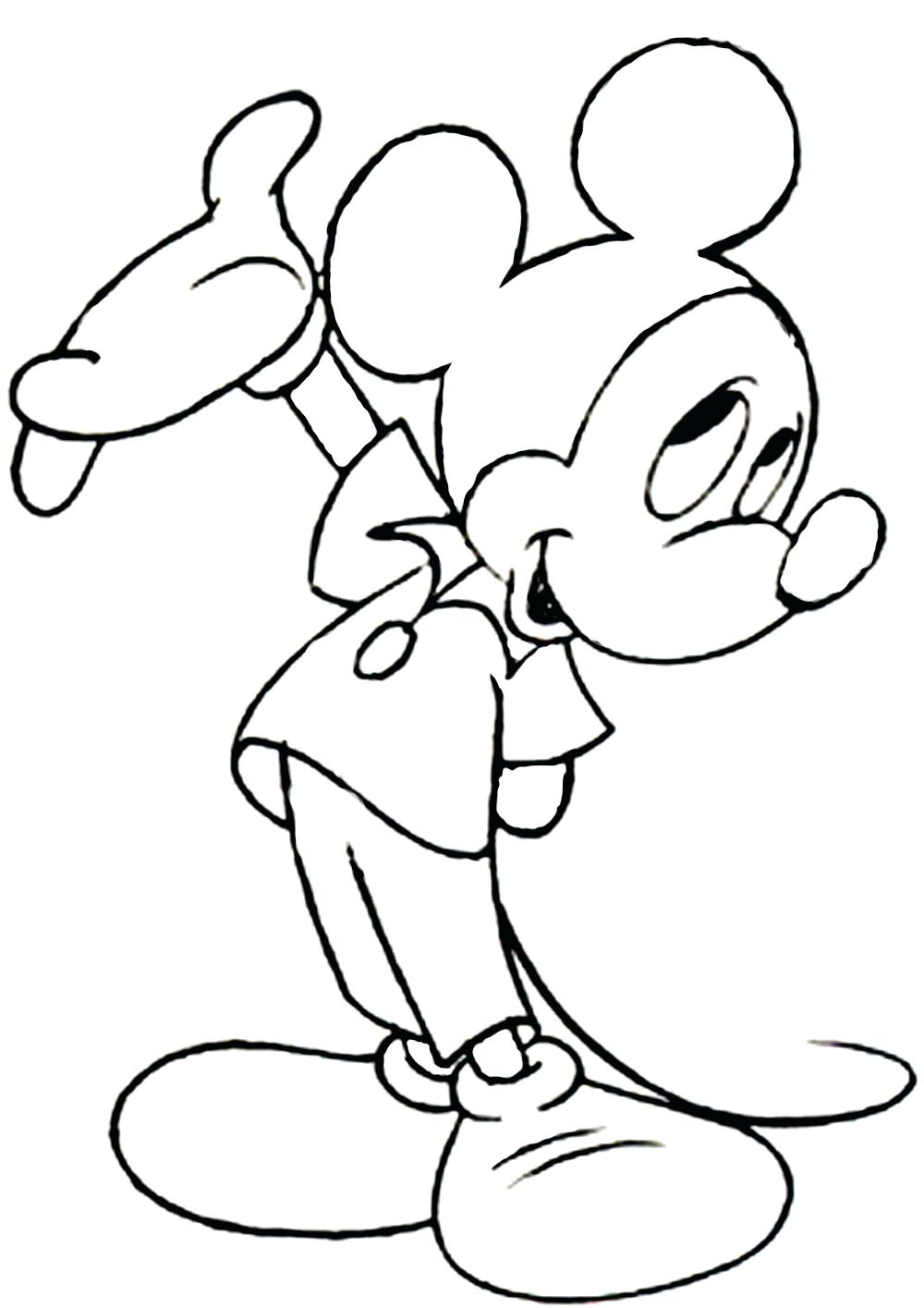 1000x1415 Coloring Pages Mickey Mouse Printable Coloring Pages Free