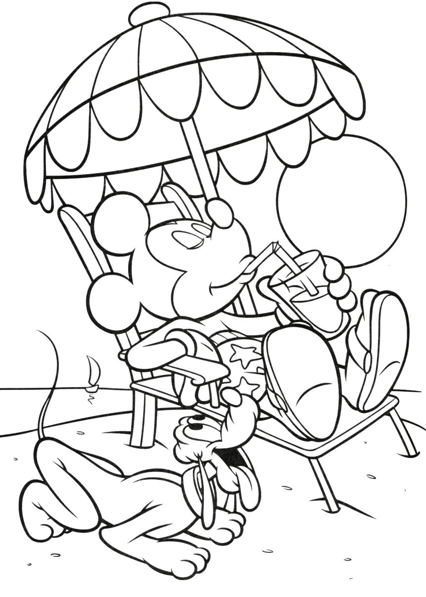 861x1204 Disney Coloring Pages Mickey Mouse Gt Printable Disney Cartoon