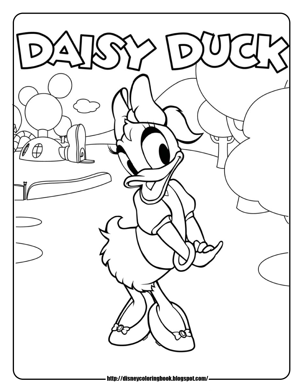 Mickey Mouse Thanksgiving Coloring Pages