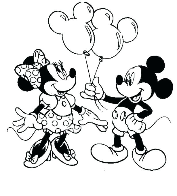 615x680 Mickey Mouse Thanksgiving Coloring Pages Free Mickey Mouse