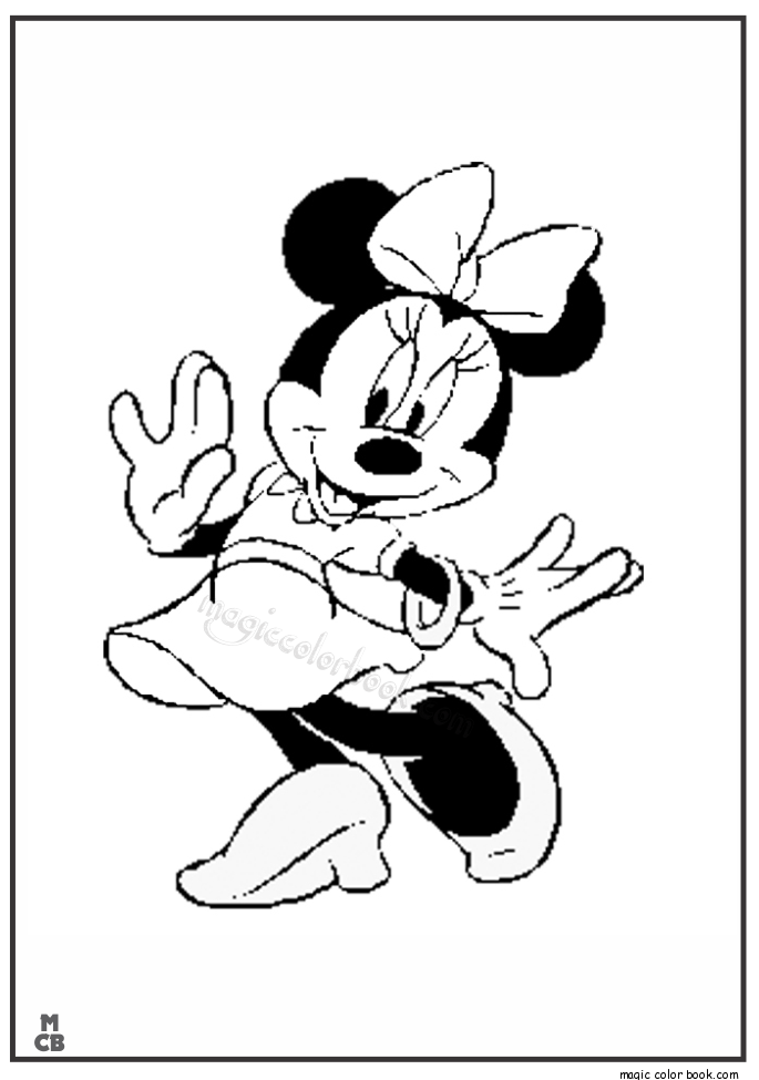 685x975 Mickey Mouse Dance Coloring Pages