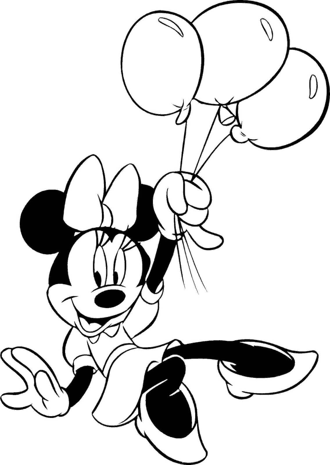 1136x1600 Minnie Mouse Printable Coloring Pages With Minnie Mouse
