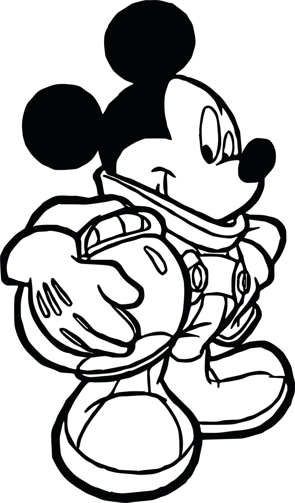 1024x1746 Coloring Pages Mickey Mouse Coloring Page Astronaut New Pages