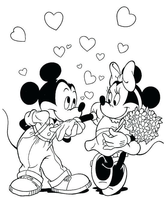 550x660 Disney Valentines Day Coloring Pages And Pertaining To Remodel