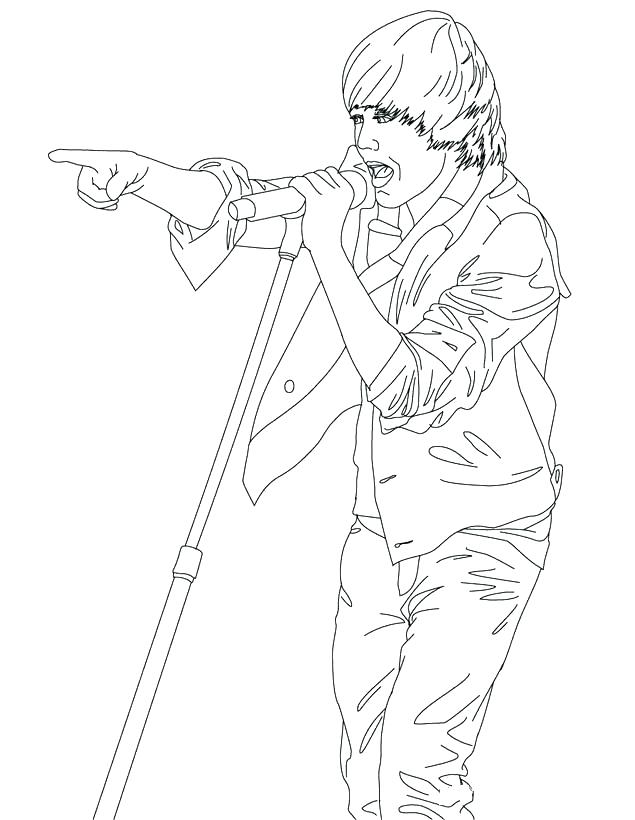 635x820 Microphone Coloring Page Printable Microphone Coloring Page