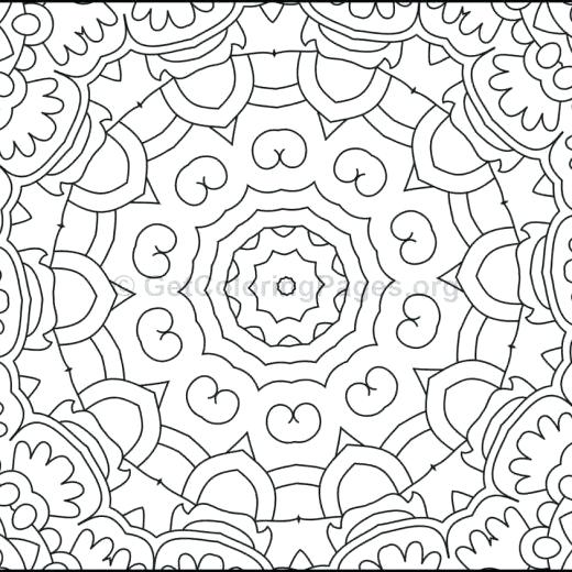 520x520 Mystery Pictures Coloring Pages Printable Roman Mosaic Book
