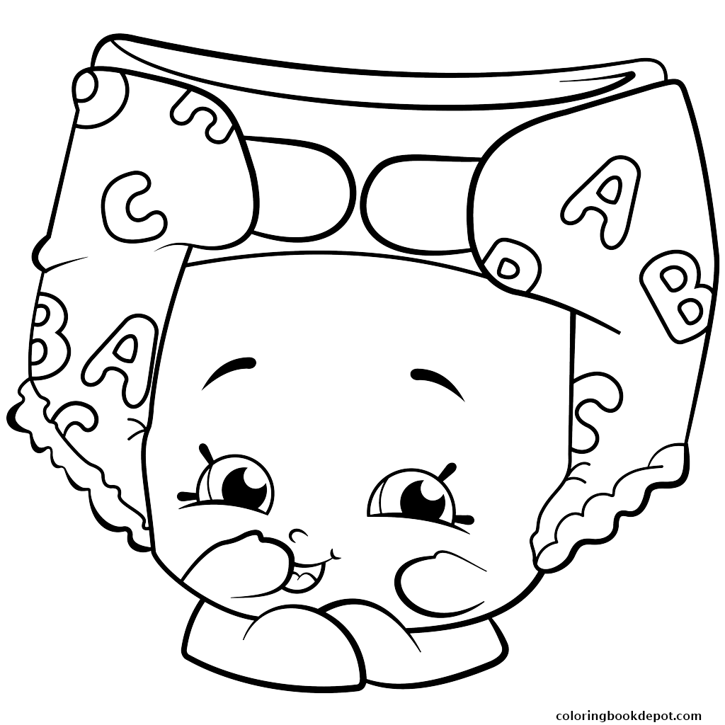 1024x1024 Shopkins Coloring Pages