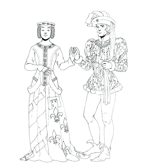 600x668 Middle Ages Coloring Pages Medieval Coloring Pages Middle Ages