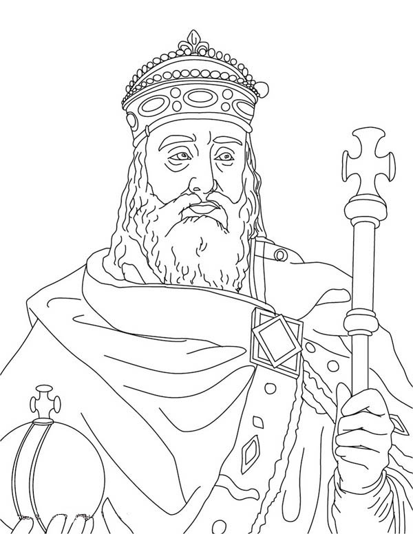 600x776 Charlemagne Coloring Pages Middle Ages, Charlemagne In Middle