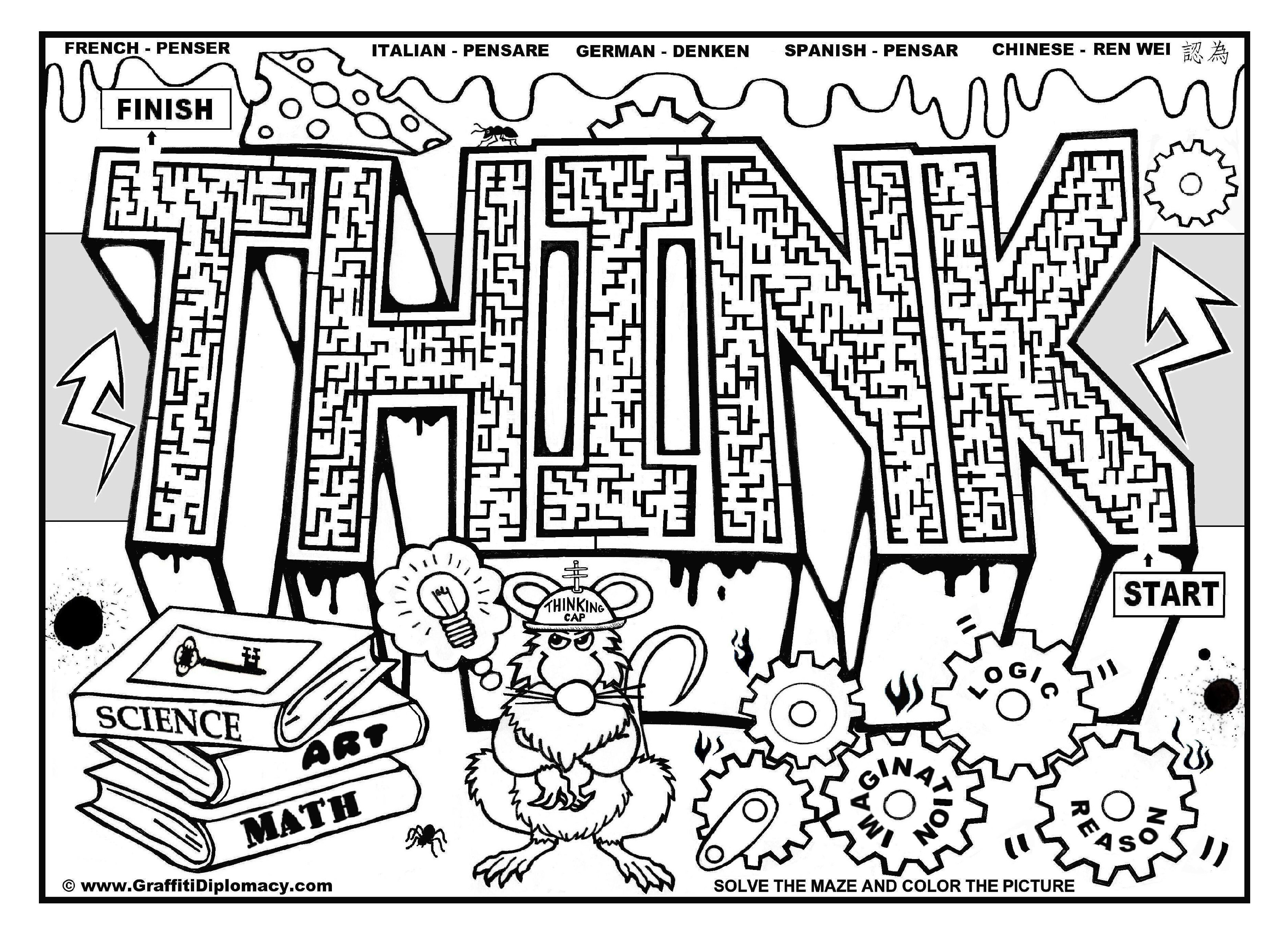 3543x2562 Middle School Coloring Pages Printable Striking Science Sheets Acpra