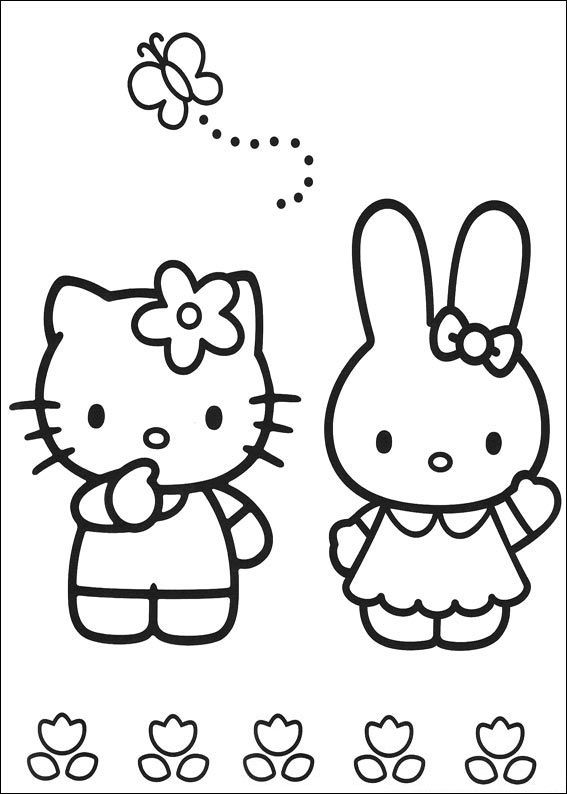 567x794 Friendship Coloring Pages Friendship, Hello Kitty And Kitty