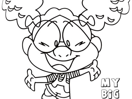 440x330 Big Big Friend Coloring Pages, Free Coloring Pages Of Ears