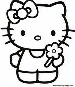 258x300 White Cat Printable Hello Kitty Coloring Pages Print Color