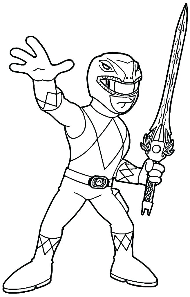 655x1024 Mighty Morphin Power Rangers Coloring Pages