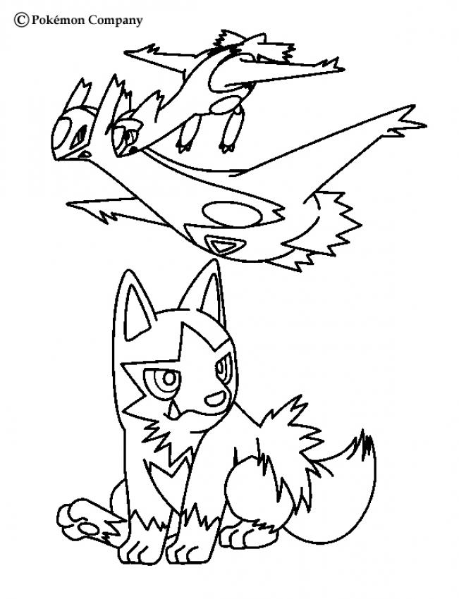 651x850 Mightyena And Friends Coloring Pages