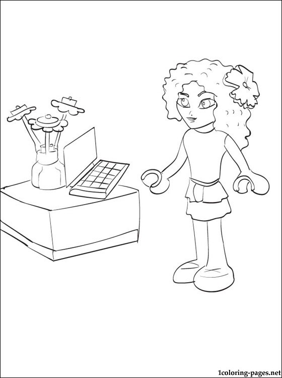 560x750 Lego Friends Andrea Coloring Page Coloring Pages