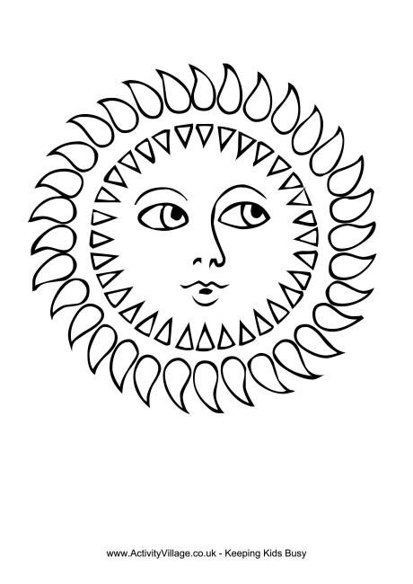 460x650 Sun Colouring Page Coloring Pages Kid Printables