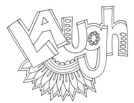 450x348 Coloring Pages For Adults Swear Words Kolor Mii
