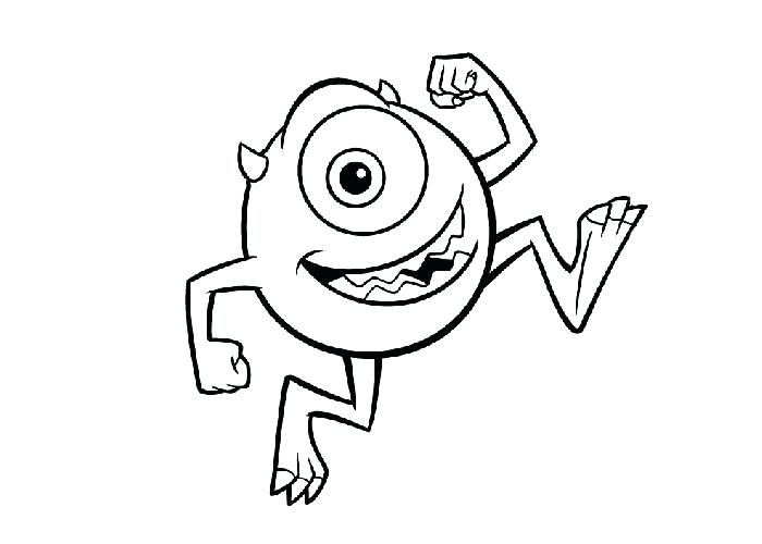 700x500 Mike Wazowski Coloring Pages Coloring Pages Coloring Page Monsters