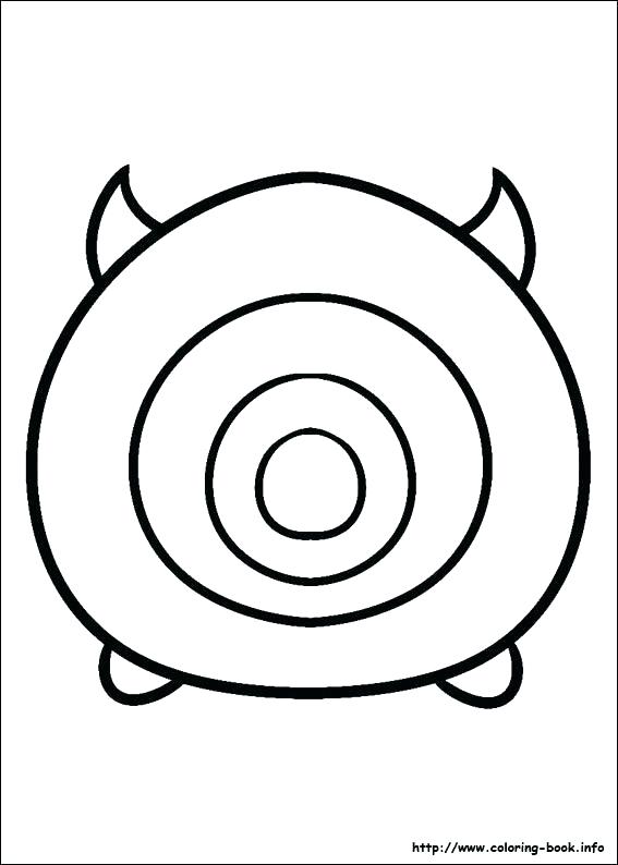 567x794 Mike Wazowski Coloring Page Index Coloring Pages Monsters Inc Mike