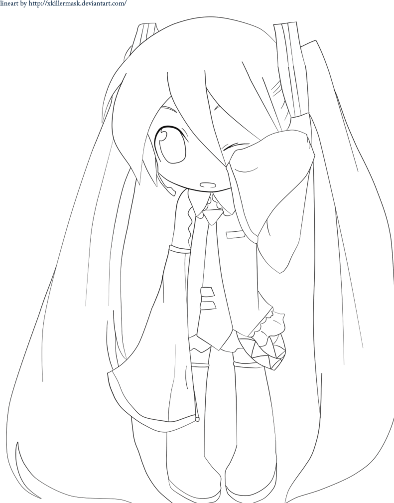 791x1009 Hatsune Miku Coloring Pages Qqa Me Inside